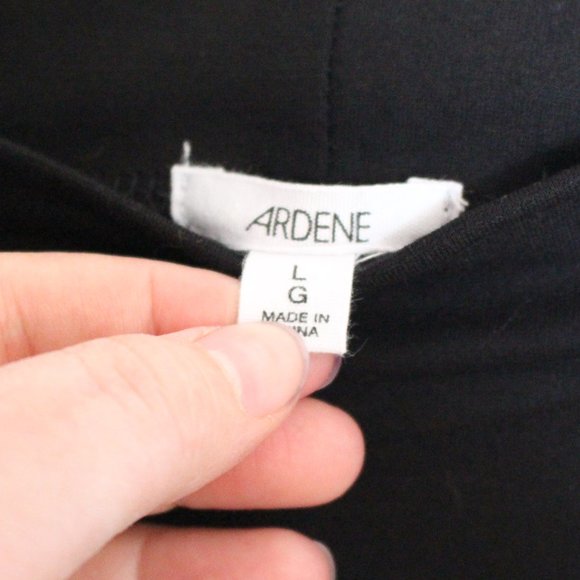 Black Leggings with White Stripe - Picture 5 of 6